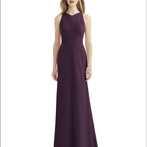 After six 6740 Aubergine size 4 bridesmaid dress